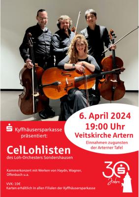 Cello-Konzert in der Arterner Veitskirche