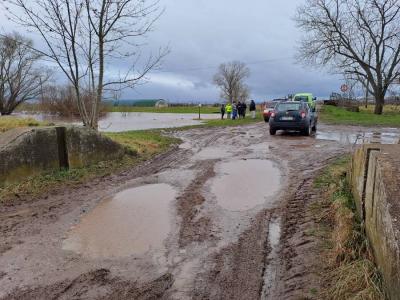 Aktuelle Hochwasserlage Heiligabend