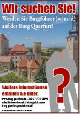 Burg Querfurt sucht Burgführer (w/m/d)