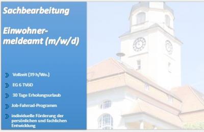 Sachbearbeitung Einwohnermeldeamt (m/w/d) 