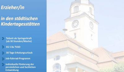 Staatl. anerkannte/n Erzieher/in (m/w/d) zum nächstmöglichen Zeitpunkt