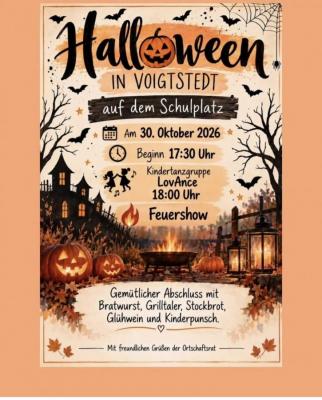 Hallooween in Voigtstedt am 30.10.2026